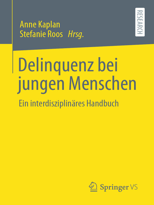 Title details for Delinquenz bei jungen Menschen by Anne Kaplan - Available
